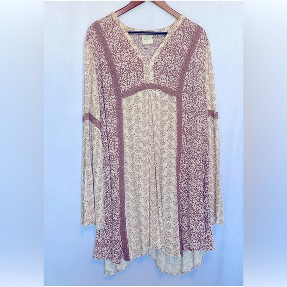 Knox Rose Boho Dress Tunic Top - Picture 2 of 10
